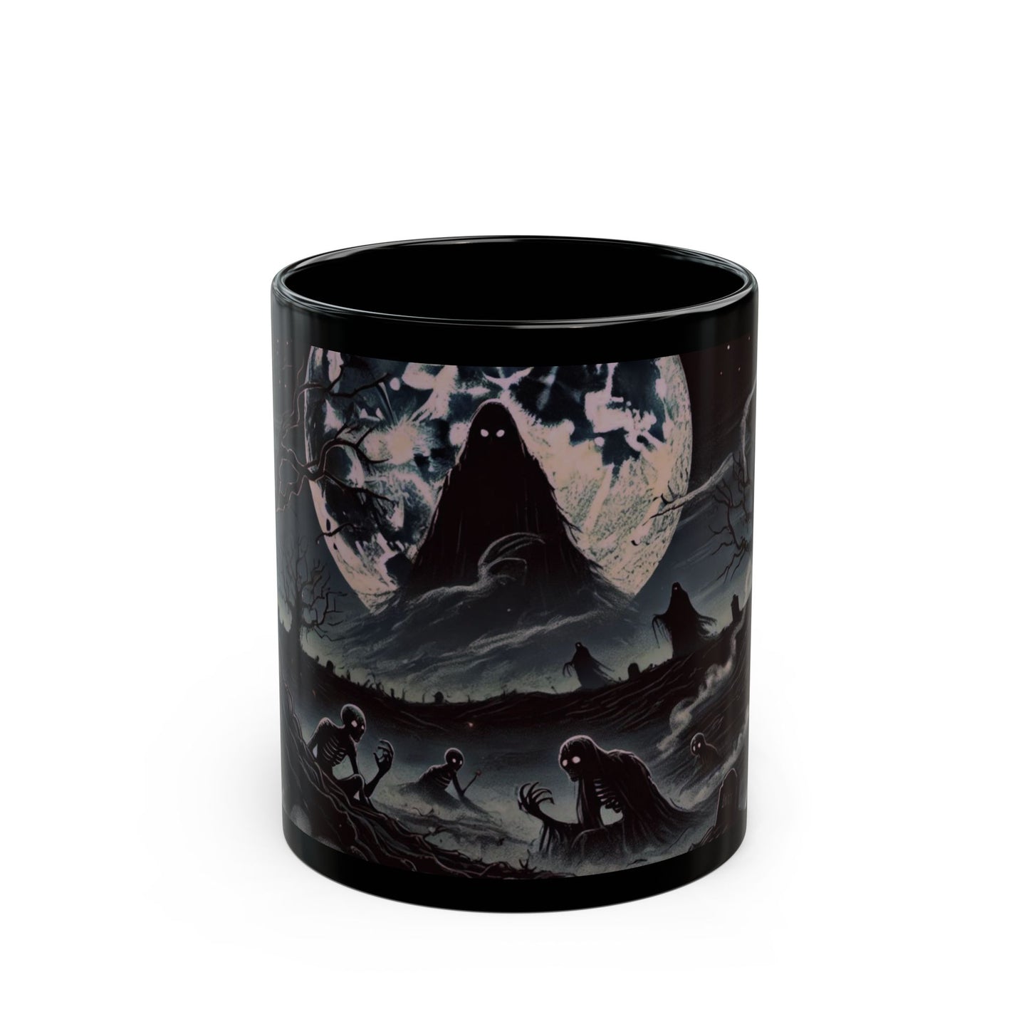 Graveyard of Shadows Black Mug 11oz