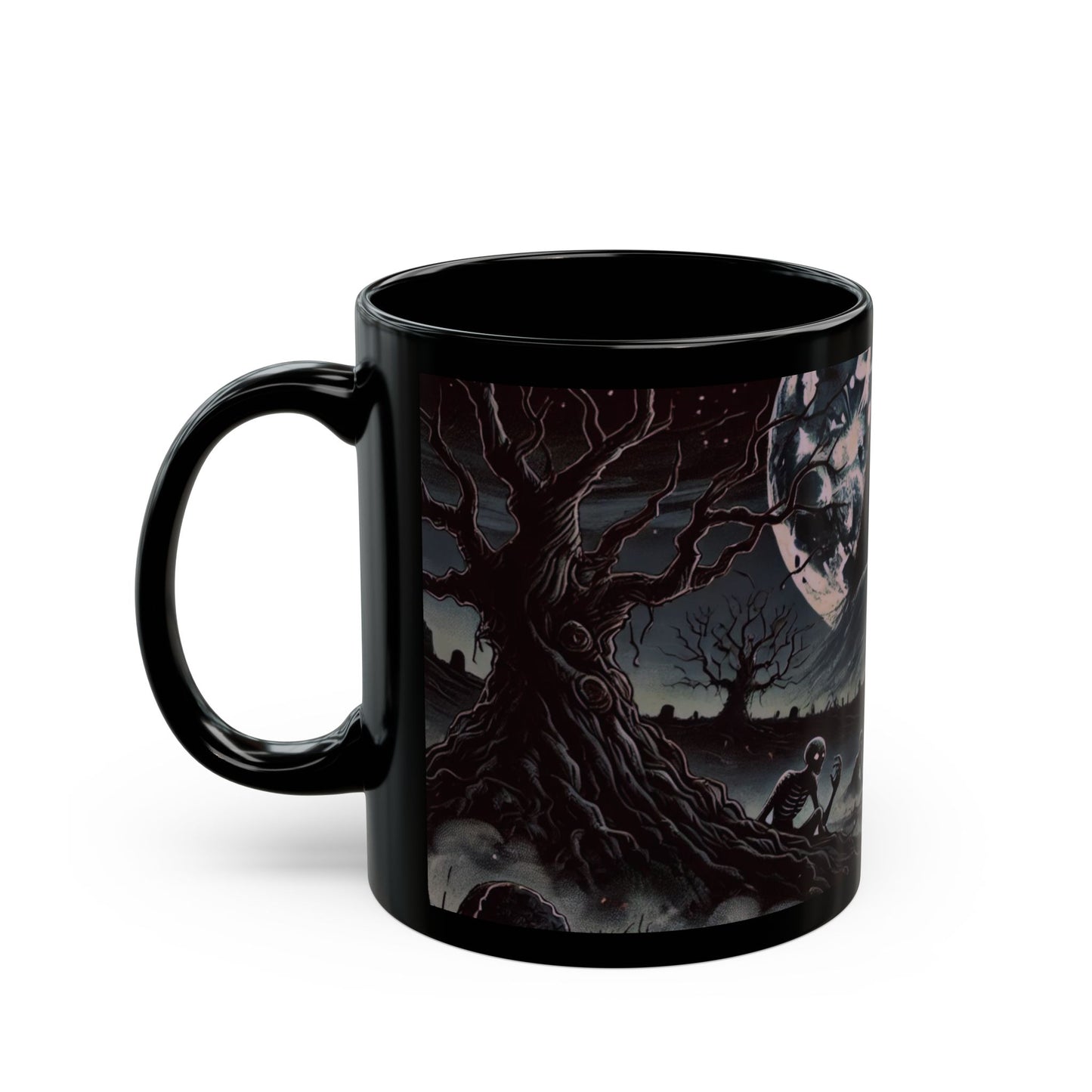 Graveyard of Shadows Black Mug 11oz