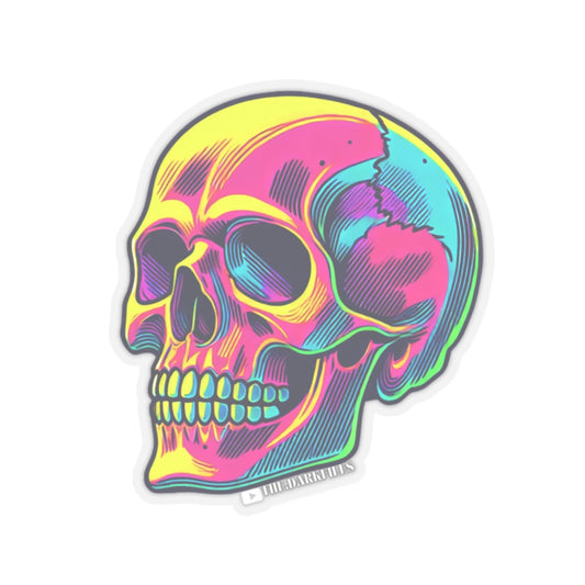 Neon Grin Kiss-Cut Stickers